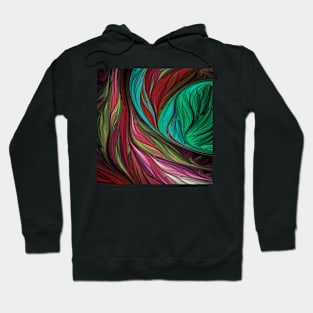 Tropical leaves Hoodie